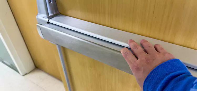 Installing a Push Bar on a Door Villa Park